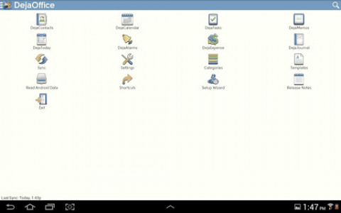 اسکرین شات برنامه DejaOffice CRM with PC Sync 6