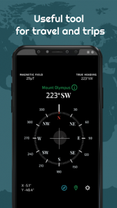اسکرین شات برنامه Compass Free - Compass Free App For Android 5