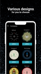 اسکرین شات 2 برنامه Compass: Direction Compass