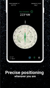 اسکرین شات 3 برنامه Compass: Direction Compass