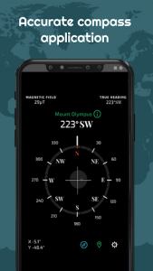 اسکرین شات برنامه Compass Free - Compass Free App For Android 1
