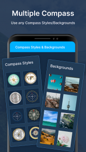 اسکرین شات برنامه Compass app - Accurate Compass 6
