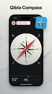 اسکرین شات برنامه Compass app - Accurate Compass 3