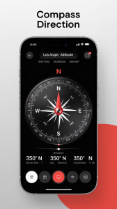 اسکرین شات برنامه Compass app - Accurate Compass 2
