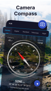 اسکرین شات 1 برنامه Compass app - Accurate Compass