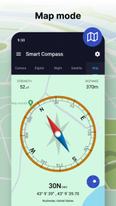 اسکرین شات 3 برنامه Compass app - Accurate Compass