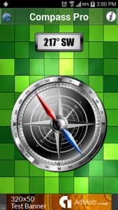 اسکرین شات برنامه Multiple Compass Pro 4