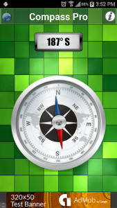 اسکرین شات برنامه Multiple Compass Pro 1