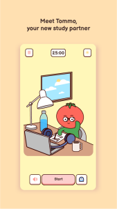 اسکرین شات 1 برنامه Tommo - Pomodoro