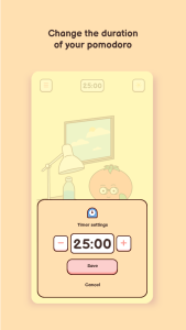 اسکرین شات 2 برنامه Tommo - Pomodoro