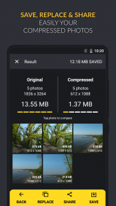 اسکرین شات برنامه Puma: Photo Resizer Compressor 7
