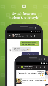 اسکرین شات برنامه The Text Messenger App 3