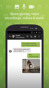 اسکرین شات برنامه The Text Messenger App 2
