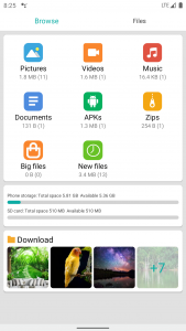اسکرین شات 1 برنامه Files - File Manager