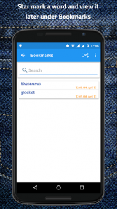 اسکرین شات برنامه Pocket Thesaurus 3