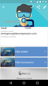 اسکرین شات برنامه DiveMate (Scuba Dive Log) 1