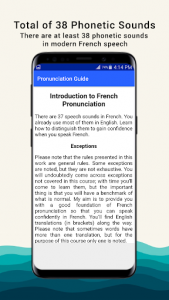 اسکرین شات برنامه French Pronunciation 3