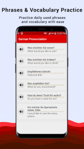 اسکرین شات برنامه German Pronunciation 6