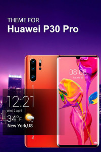 اسکرین شات برنامه Theme for Huawei P30 Pro 2