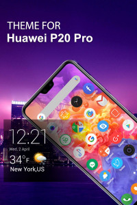 اسکرین شات برنامه Theme for Huawei P20 Pro 4