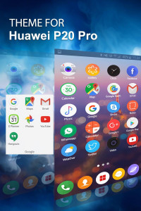 اسکرین شات برنامه Theme for Huawei P20 Pro 2