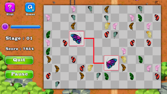 اسکرین شات بازی Butterfly connect game 3