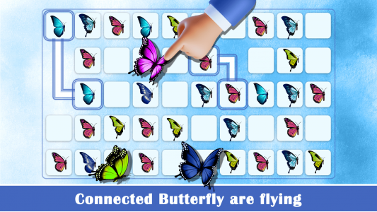 اسکرین شات بازی Butterfly connect game 3