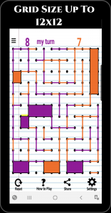 اسکرین شات بازی Dots and Boxes 2