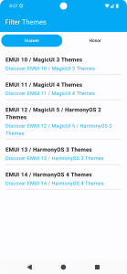 اسکرین شات 3 برنامه Themes for MagicOS & EMUI