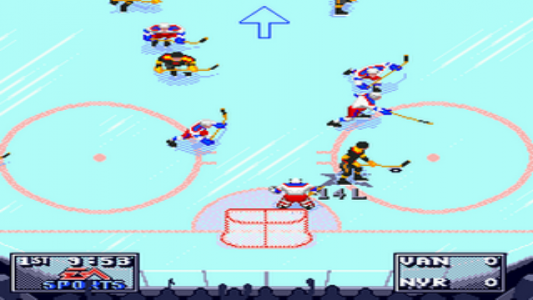 اسکرین شات بازی هاکی NHL 95 1