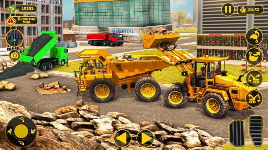اسکرین شات 6 بازی Construction Dump Truck Game