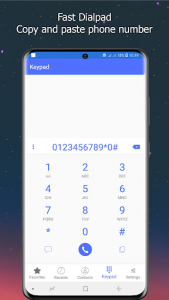 اسکرین شات برنامه Contacts and Dialer Keypad 3