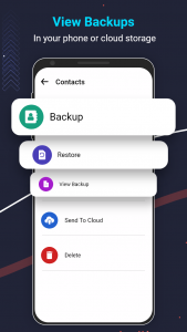 اسکرین شات برنامه SMS Backup & Restore Contacts 3