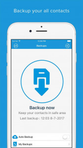 اسکرین شات برنامه Contact Backup And Restore 1