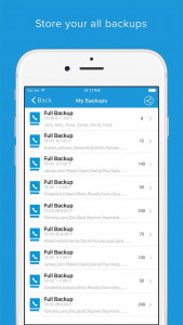 اسکرین شات برنامه Contact Backup And Restore 3