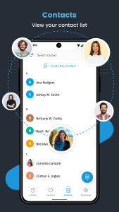 اسکرین شات 1 برنامه Contacts