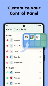 اسکرین شات برنامه Control Panel Plus 1