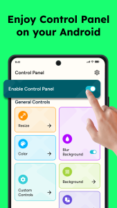 اسکرین شات 1 برنامه Control Panel Plus - Center