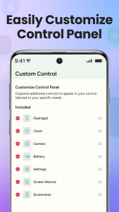 اسکرین شات برنامه Control Center - Panel Plus 3