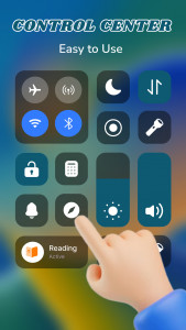 اسکرین شات برنامه Control Center IOS 17 1