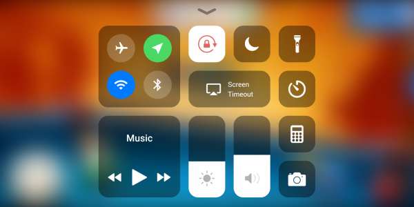 اسکرین شات برنامه Control Center iOS 15 6