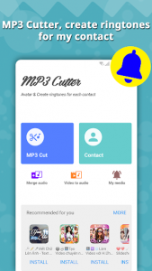 اسکرین شات برنامه Free Ringtone Maker - MP3 Cutter and Merger 1