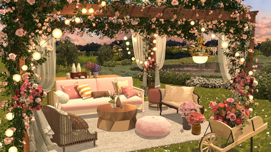 اسکرین شات بازی My Home Design : Garden Life 2