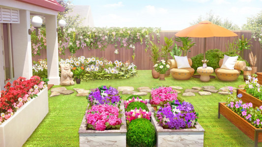 اسکرین شات بازی Home Design : My Dream Garden 3