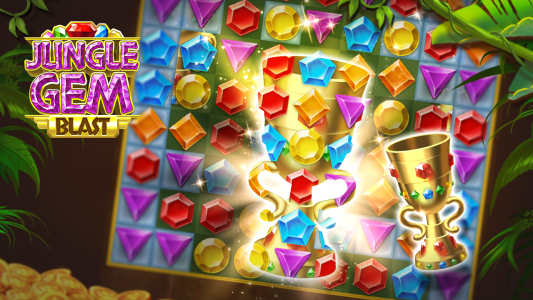 اسکرین شات 8 بازی Jungle Gem Blast: Wild Jewels
