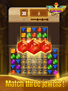 اسکرین شات بازی Pharaoh's Fortune Match 3: Gem & Jewel Quest Games 7