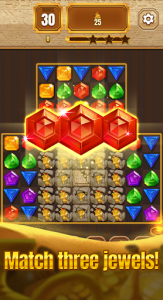 اسکرین شات بازی Pharaoh's Fortune Match 3: Gem & Jewel Quest Games 1
