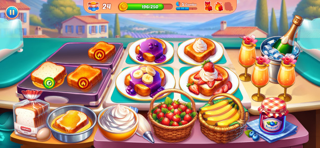 اسکرین شات 3 بازی Cooking Chaos - Cooking Games