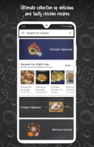 اسکرین شات برنامه Chicken Recipes 1