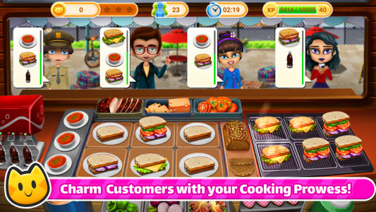 اسکرین شات بازی Chef Cat Ava™ Cooking Mania 2